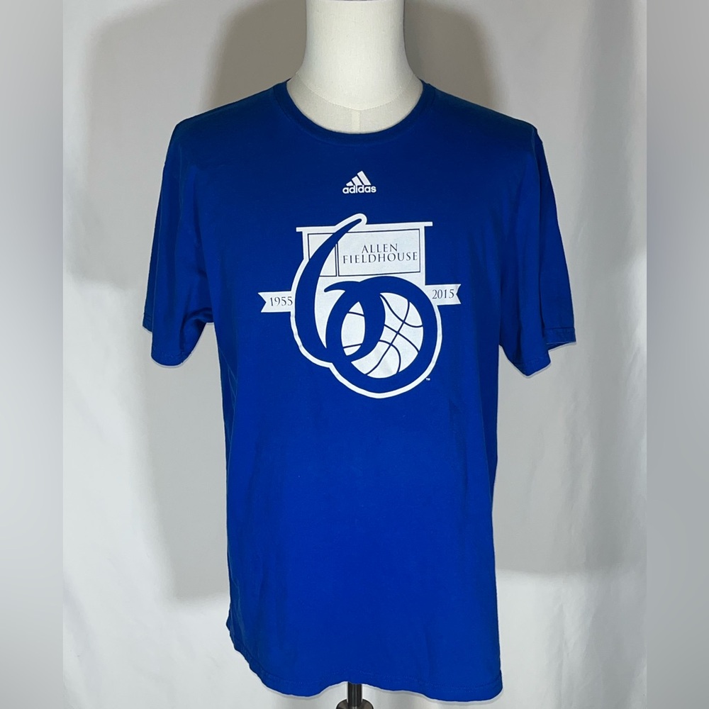 Adidas Kansas Jayhawks Allen Fieldhouse 60th Anniversary T-Shirt